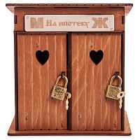 Копилка туалет 2 кабинки "На ипотеку" окрашенная во Михайловске